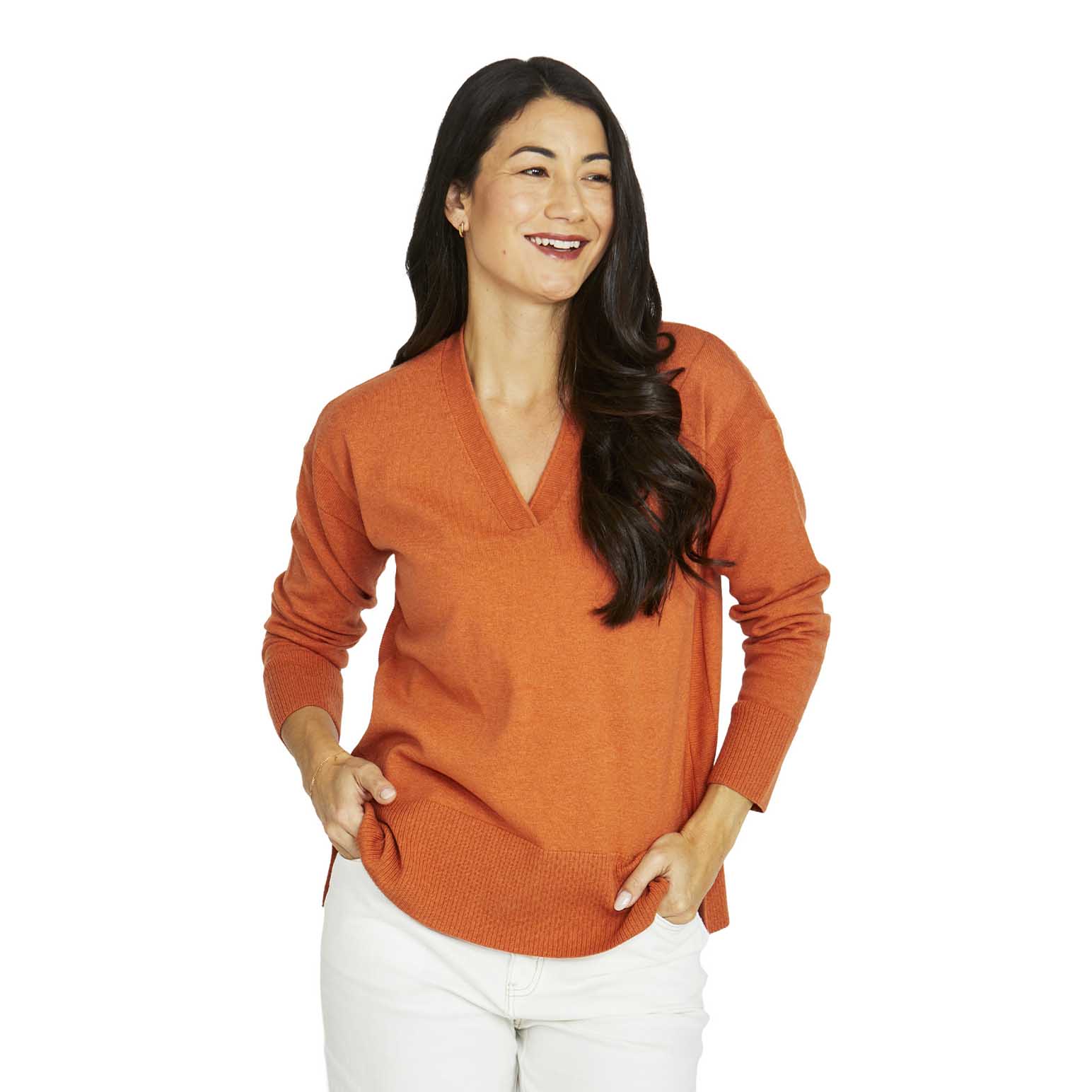 Jump V Neck Pullover